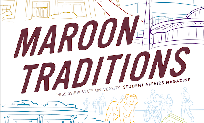 2022 Maroon Traditions Magazine Cover Art